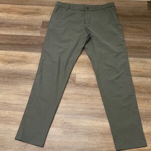 Lululemon Men's Olive Green Chino Pants Sz 36